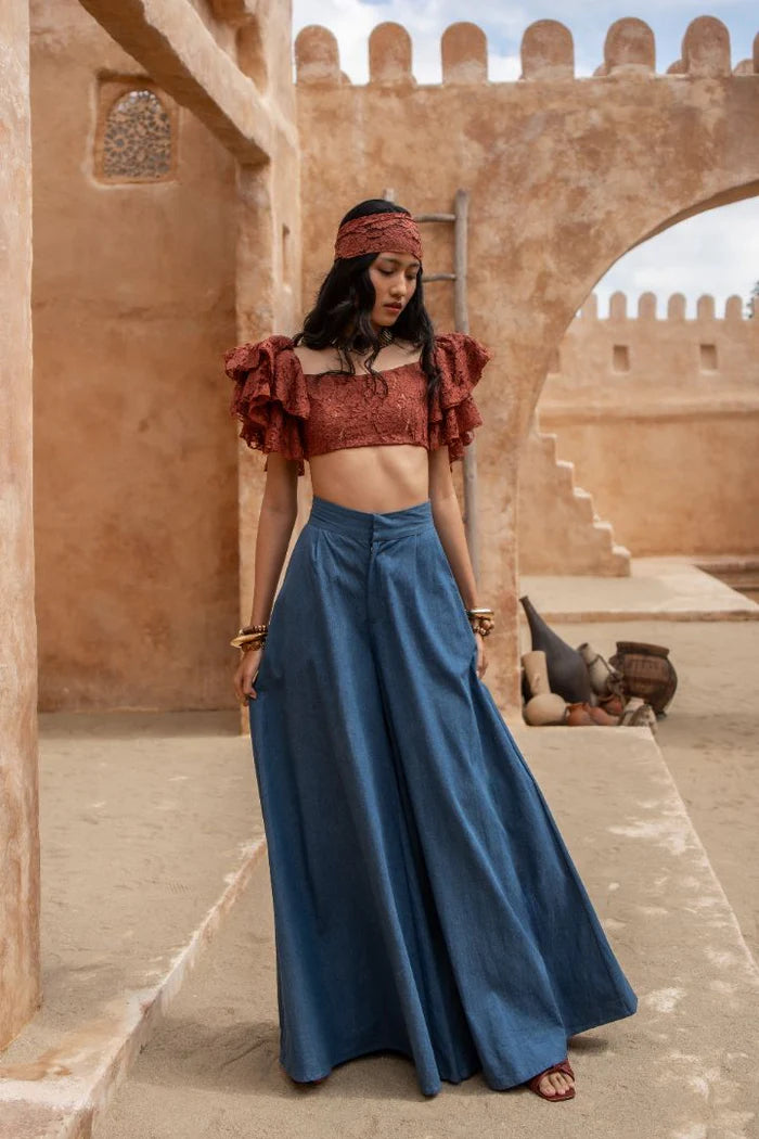 Aja Ruffle Top