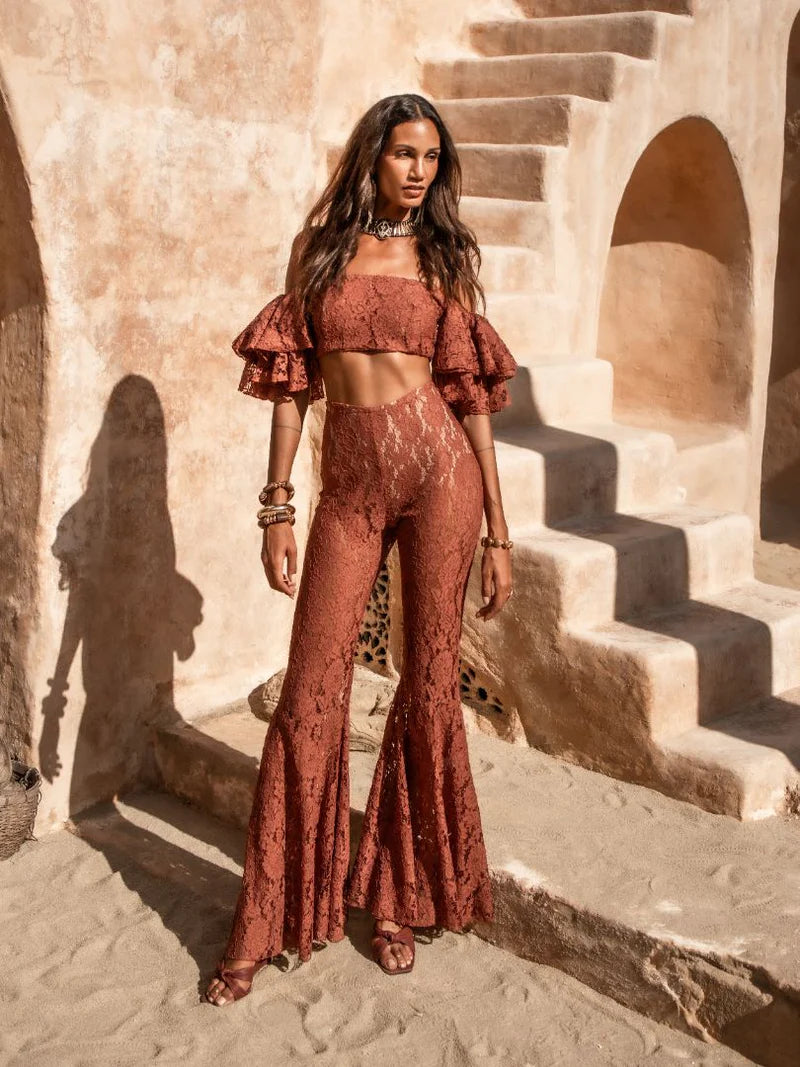 Aja Ruffle Top