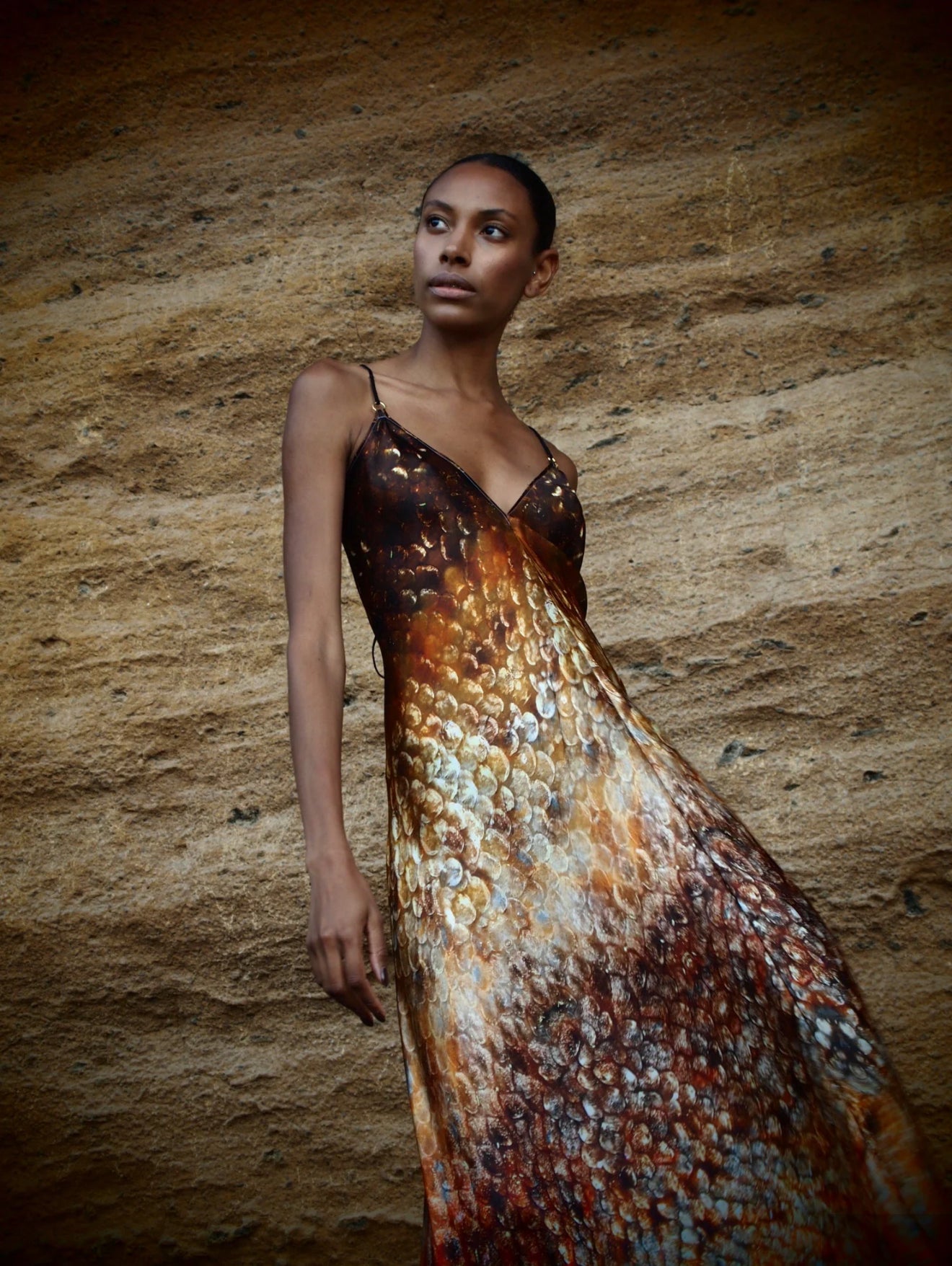 Xarraca Dress in Magma Siren