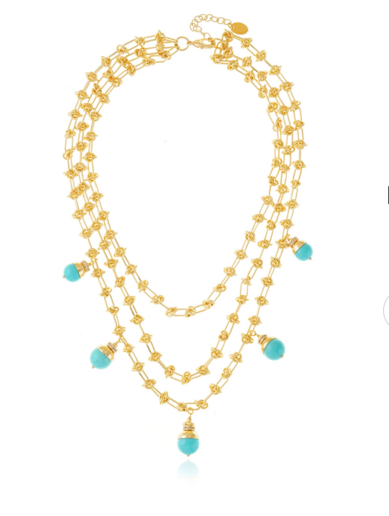 Intra Necklace Turquoise