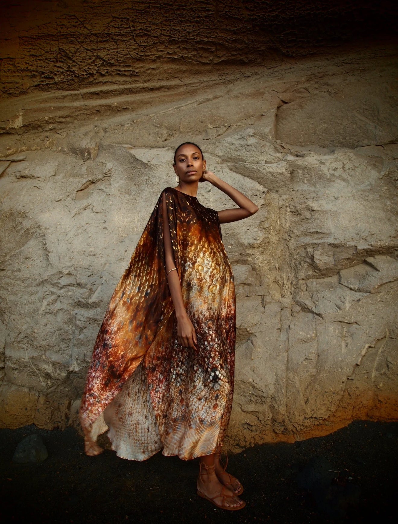 Sandra Silk Kafkan in Siren