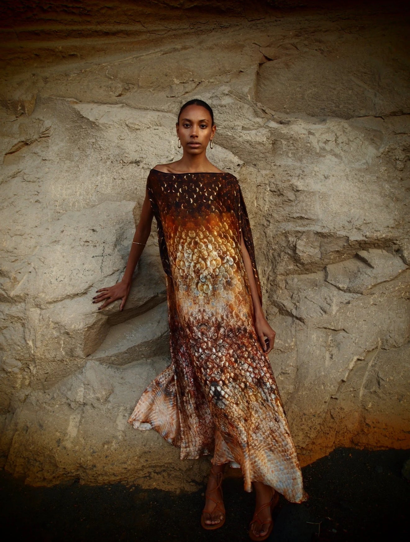 Sandra Silk Kafkan in Siren