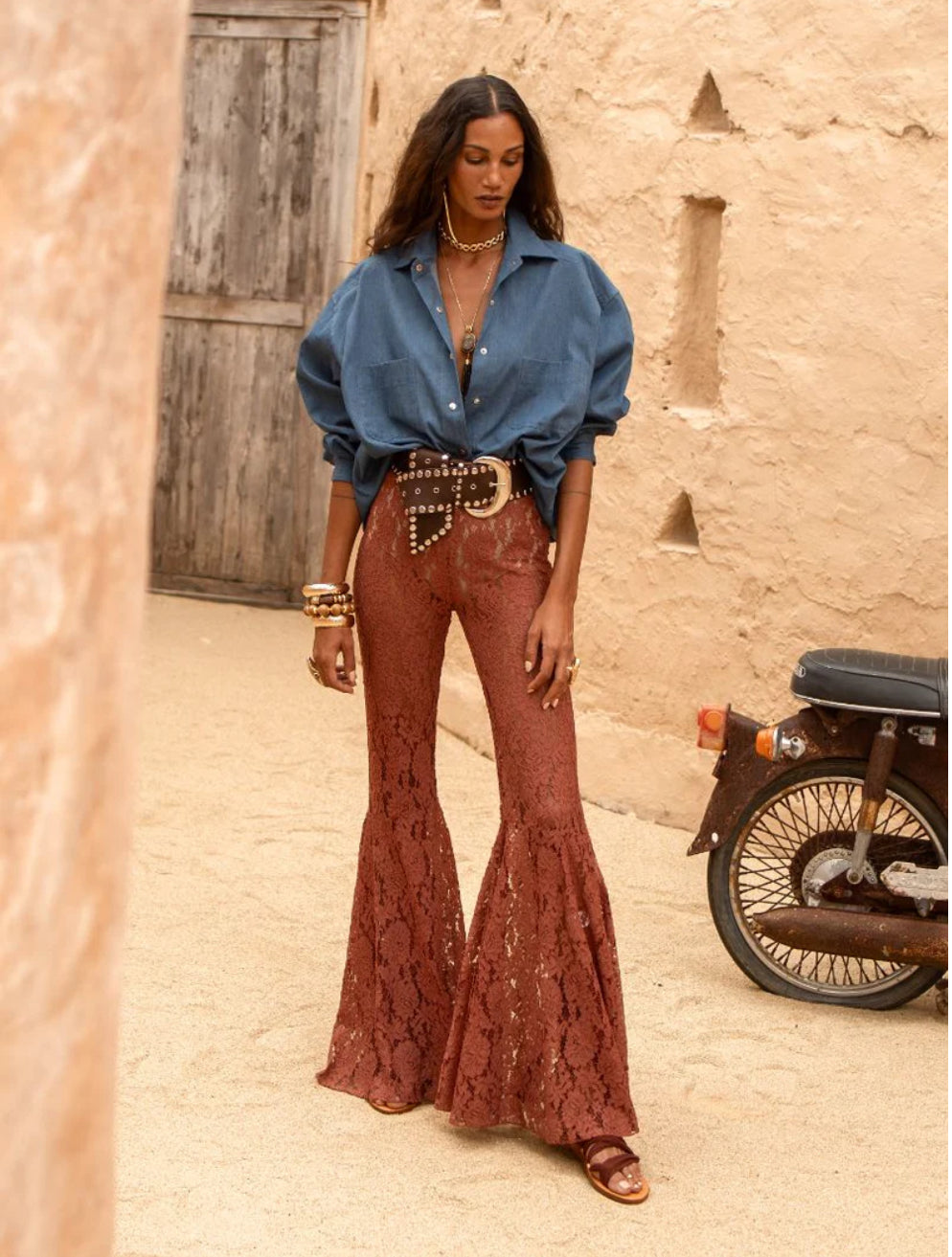 Tina Studded Belt