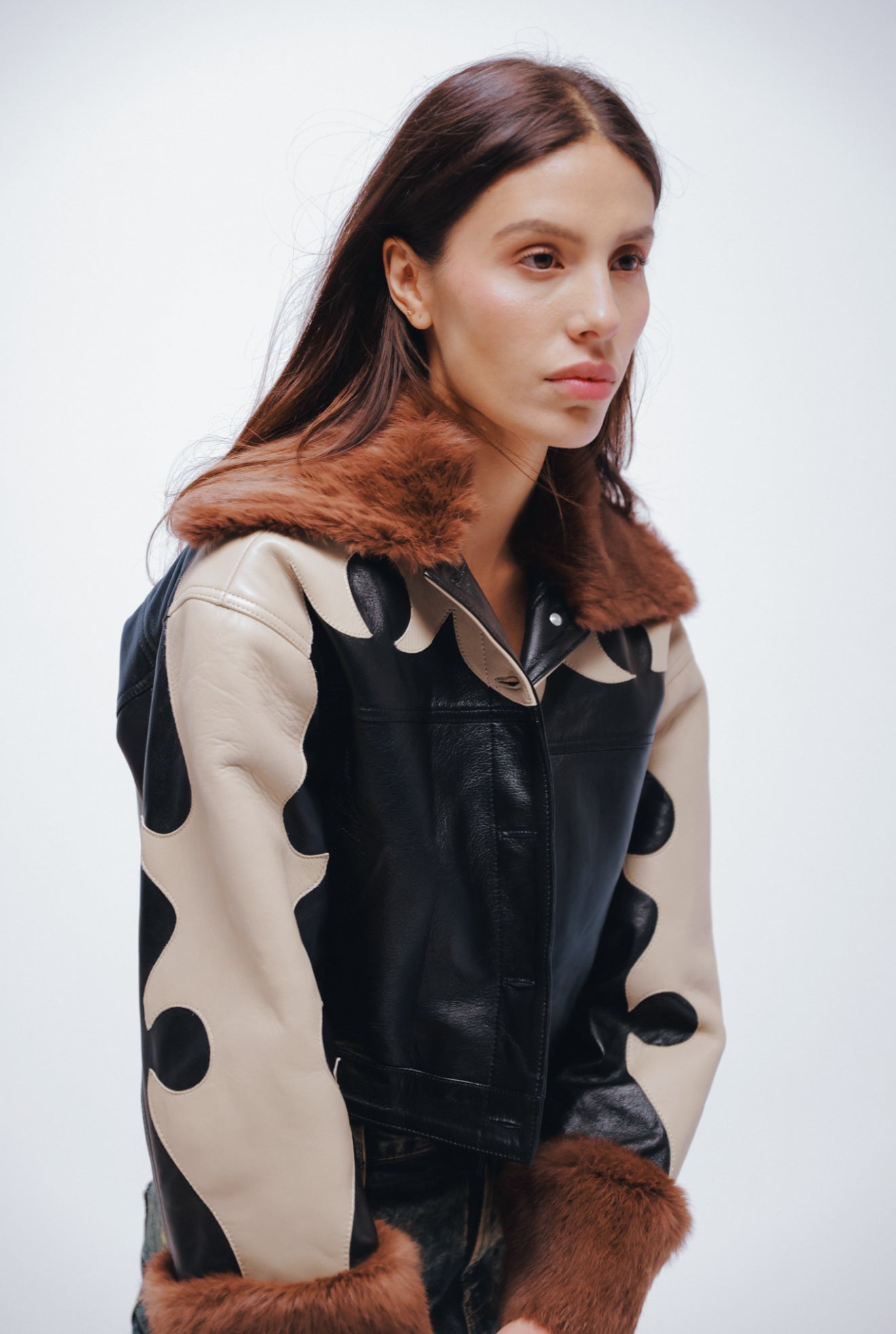 Forastera Jacket Bone/Brown
