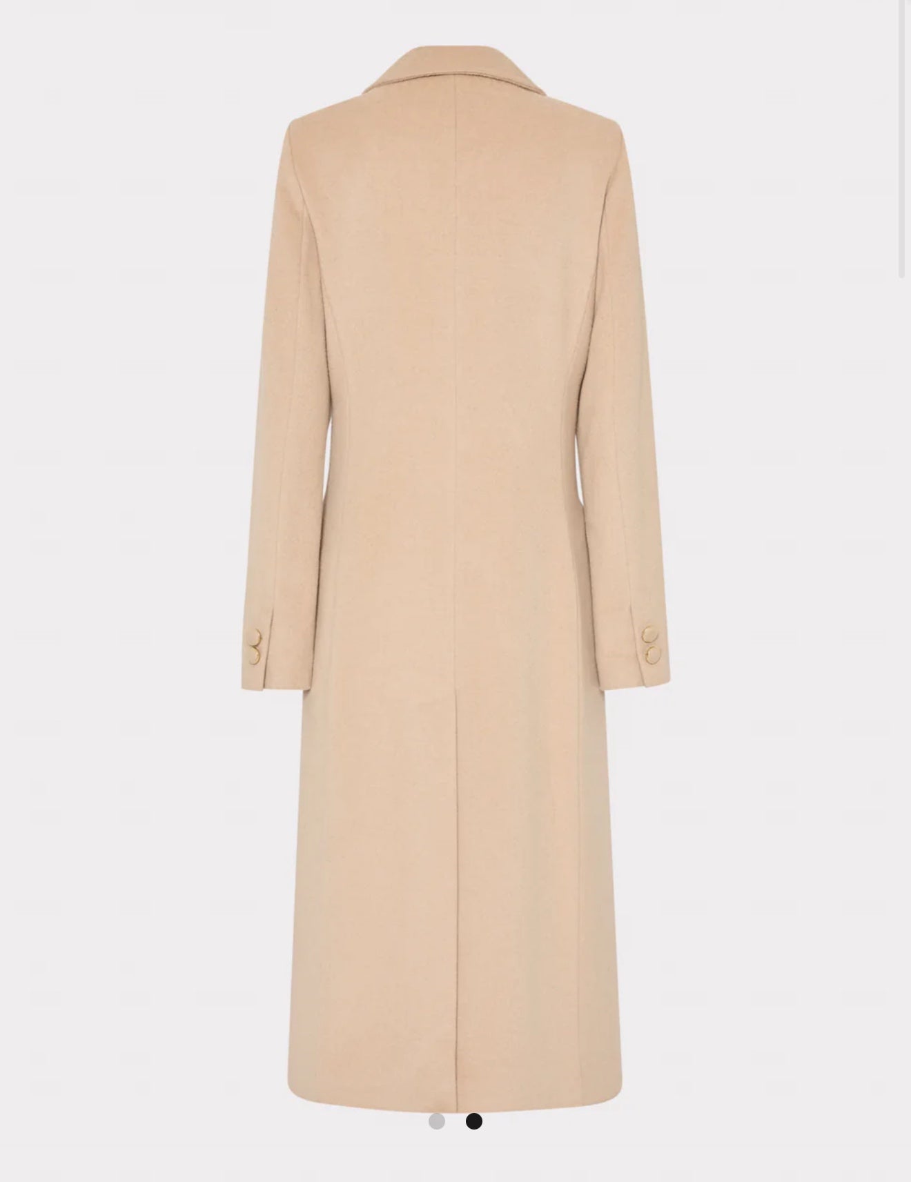 Single Breasted Wool Coat