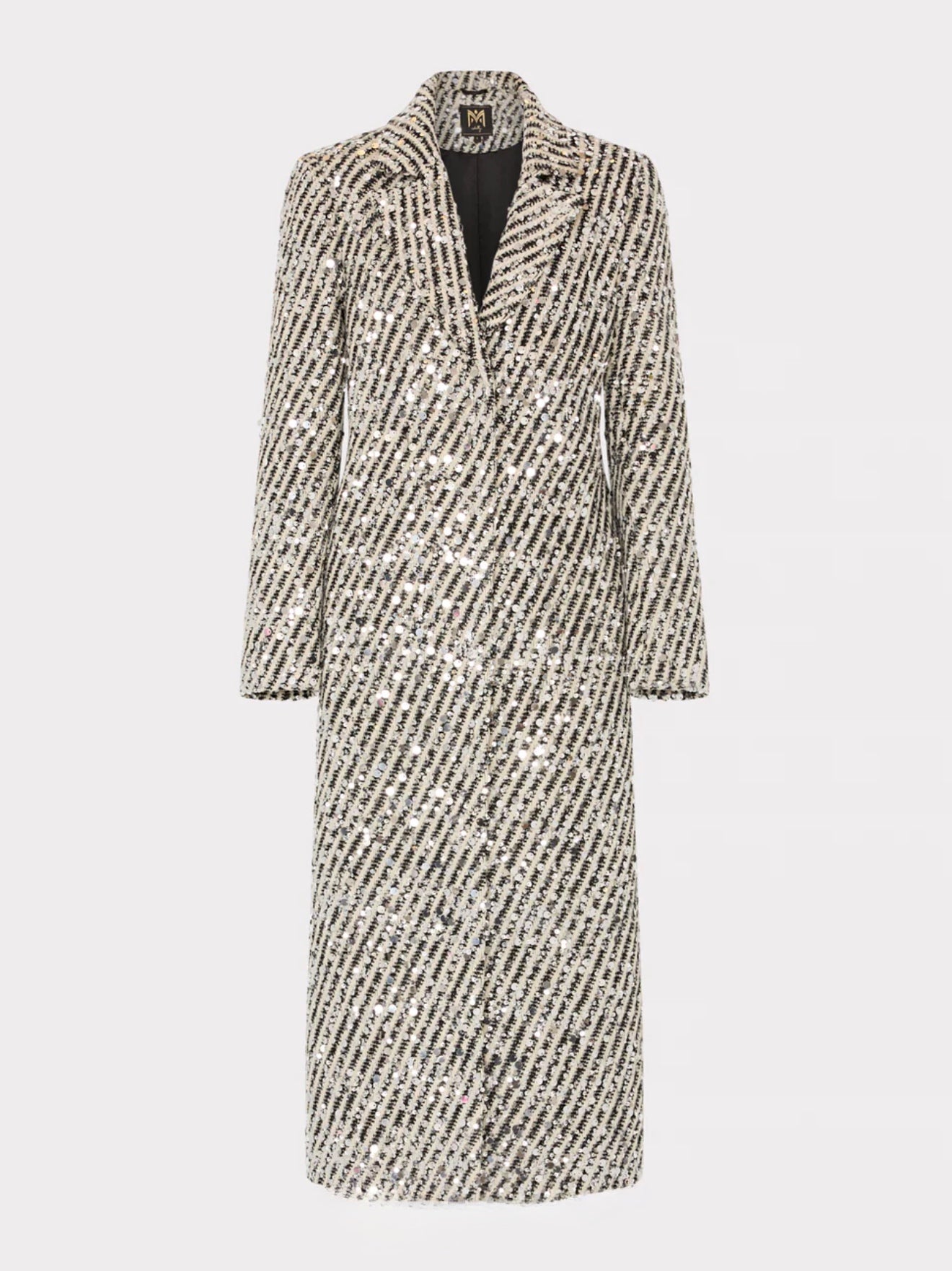 Wanda Sequins Stripe Coat