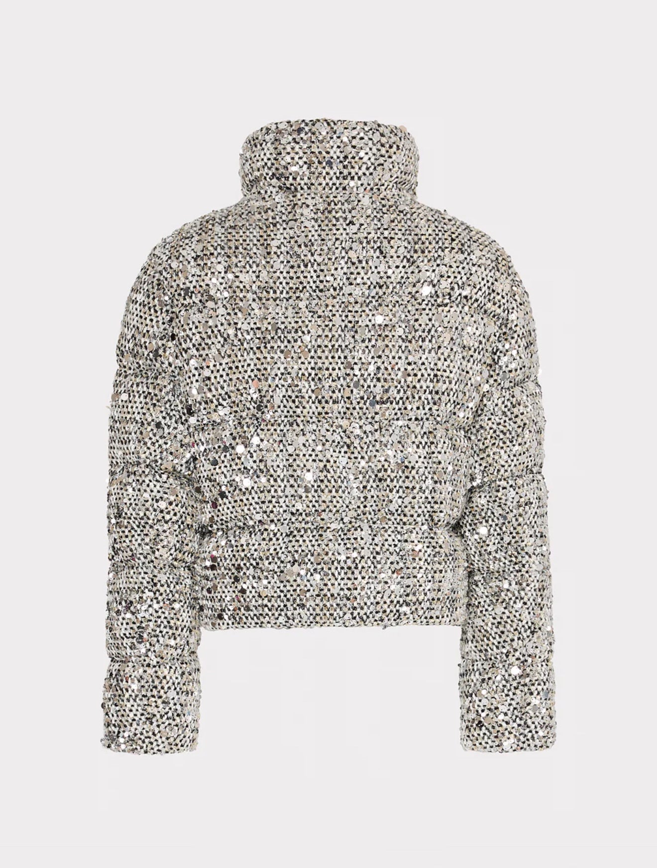 Hayes Sequin Tweed Puffer