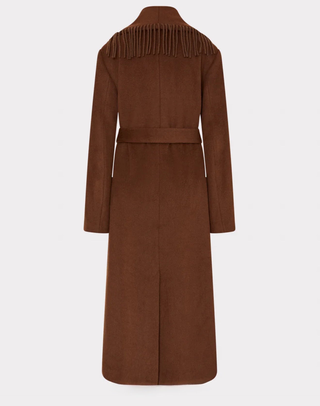 Wyatt Fringe Wool Overcoat