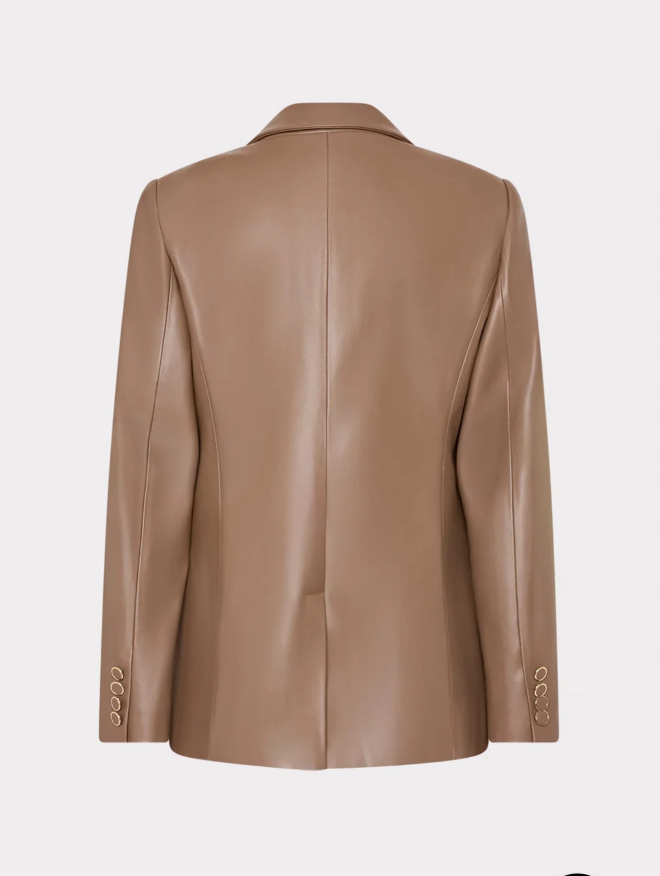 Alexa Vegan Leather Blazer