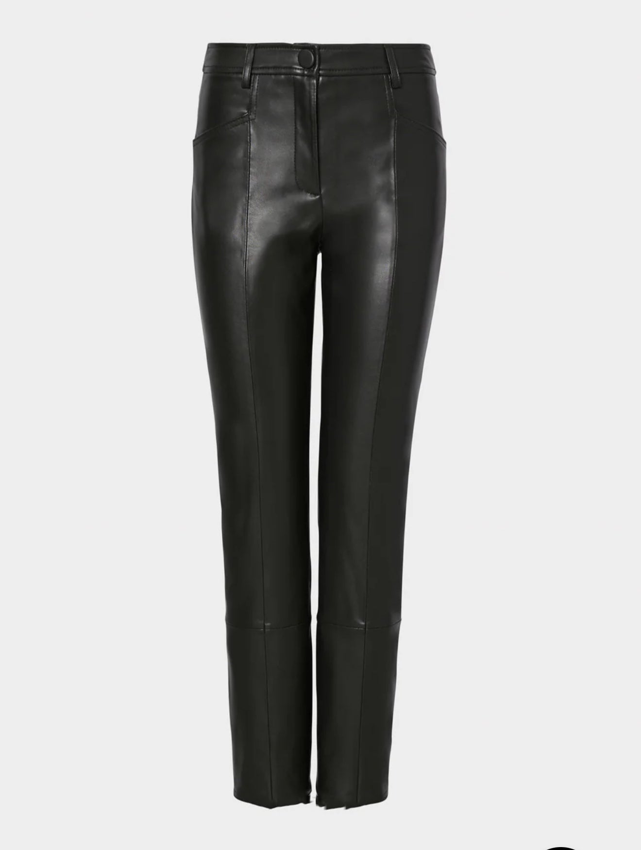 Rue Vegan Leather Pants Black