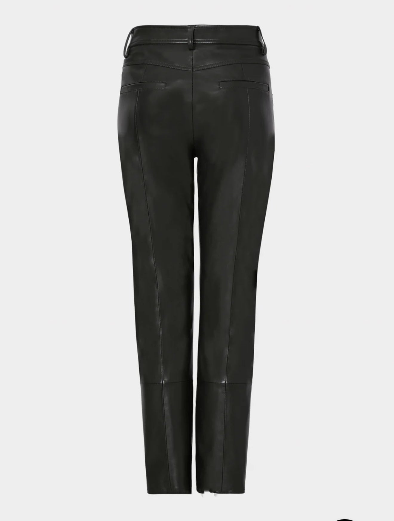 Rue Vegan Leather Pants Black