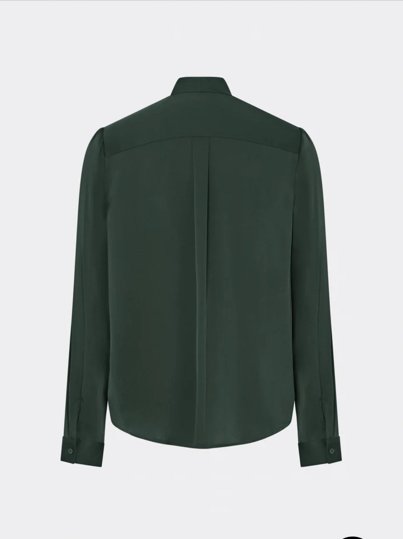 Tie Neck Blouse Green