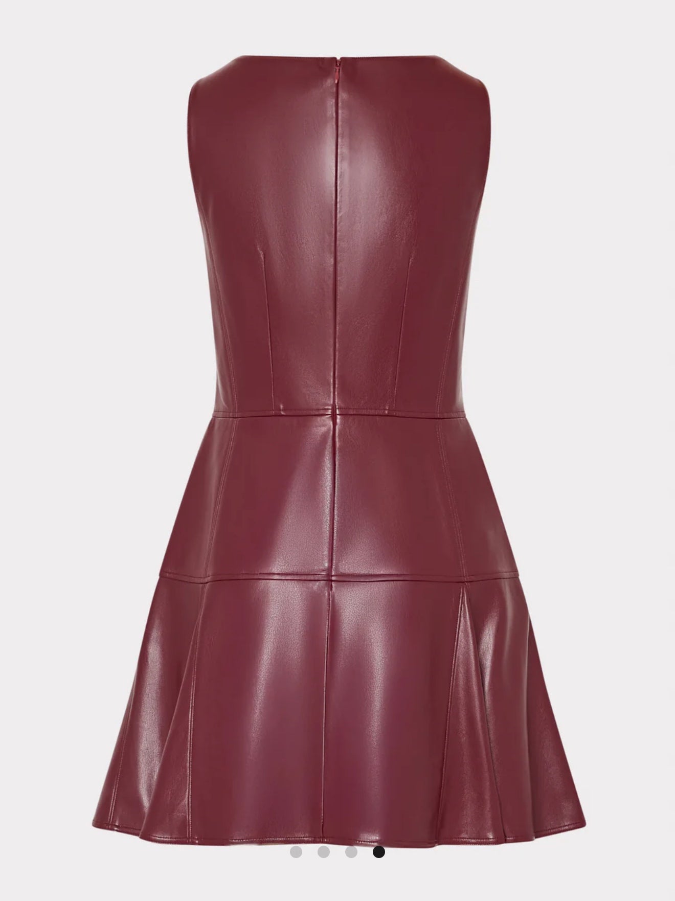 Vegan Leather Mini Dress