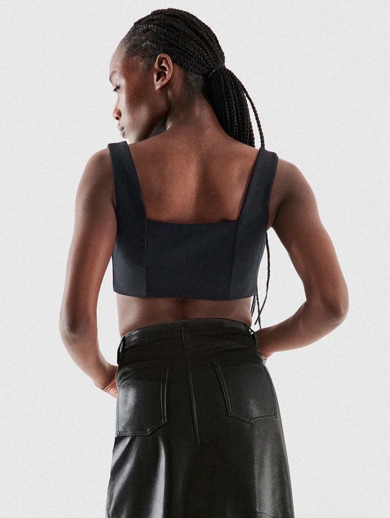 Hailey Recycled Leather Bralette