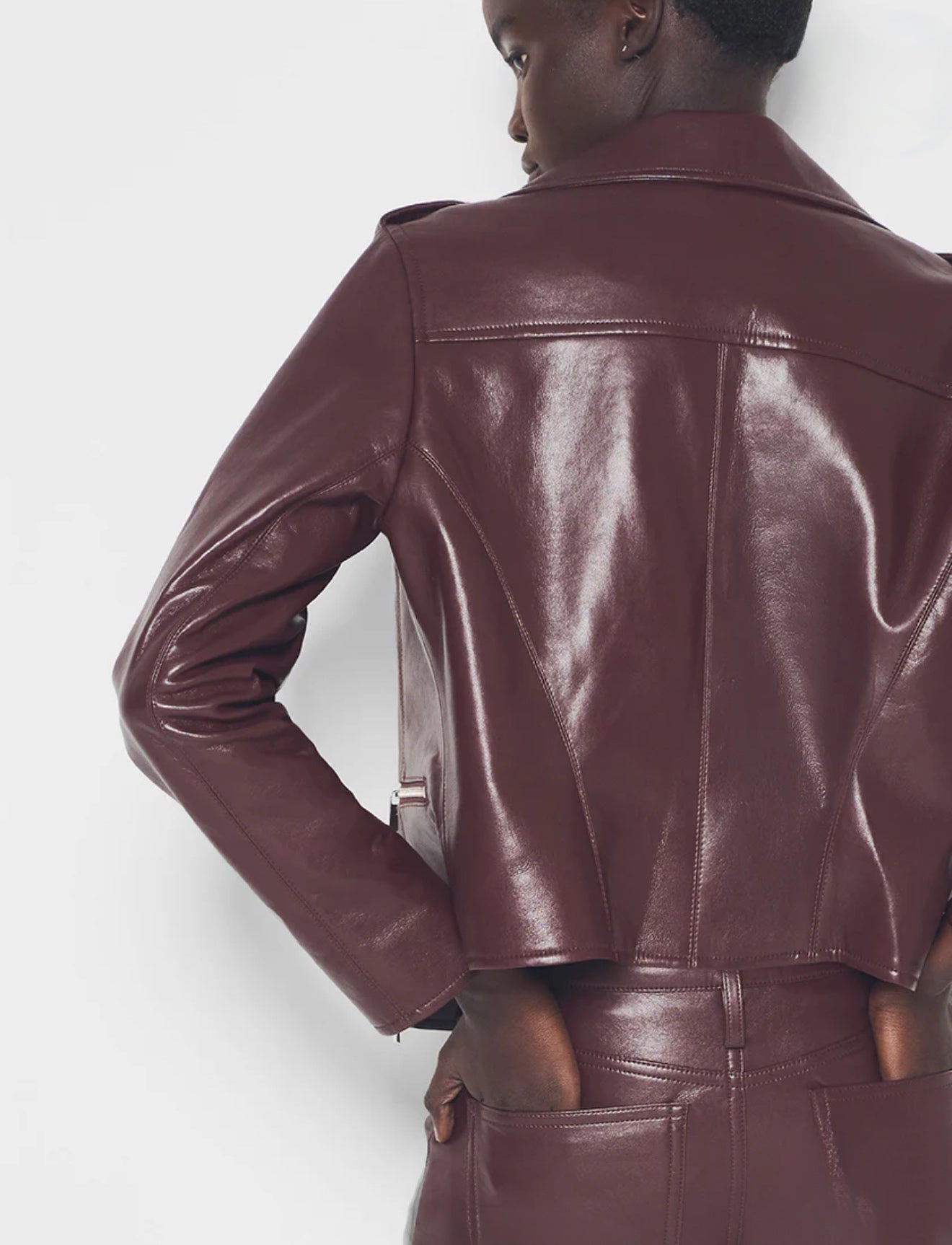 Cindy Recycled Leather Jacket