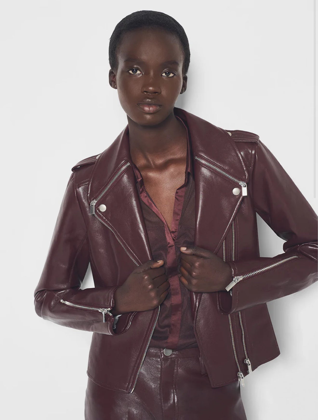 Cindy Recycled Leather Pants