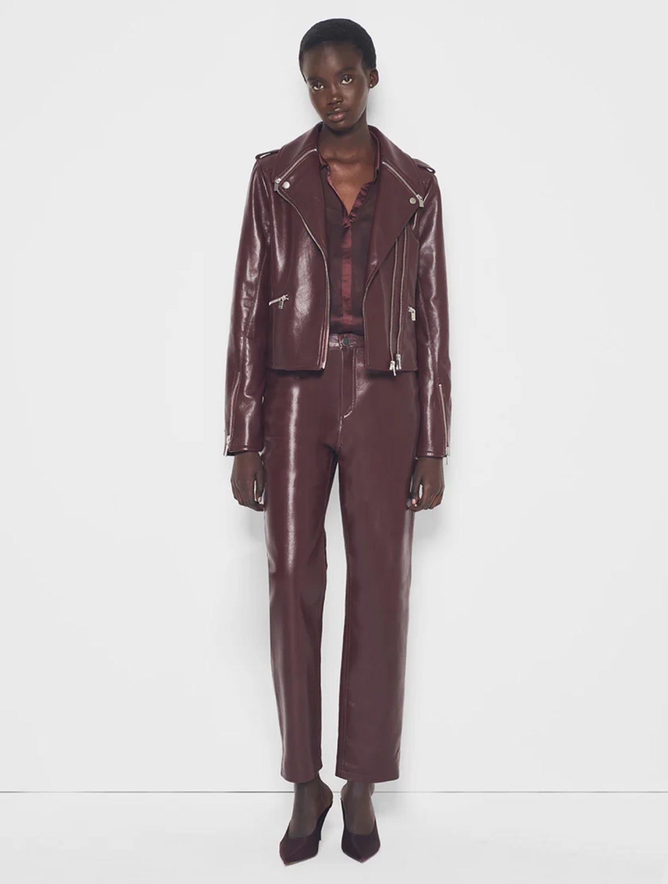 Cindy Recycled Leather Pants