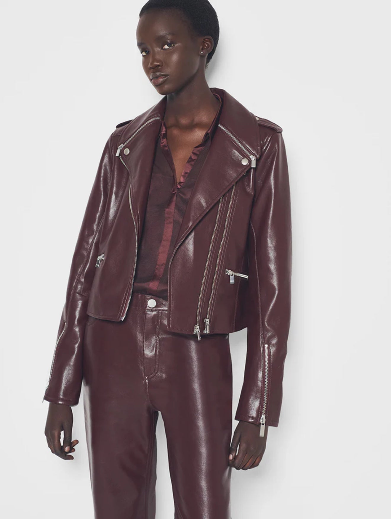 Cindy Recycled Leather Pants