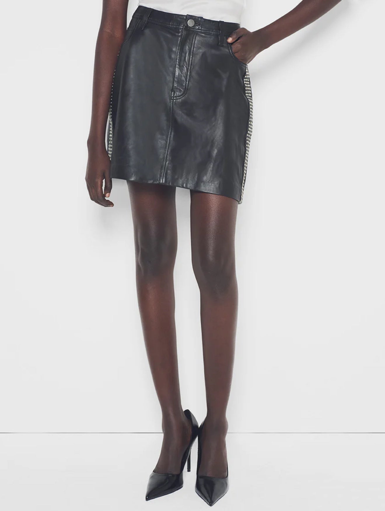 Ryder Upcycle Leather Skirt