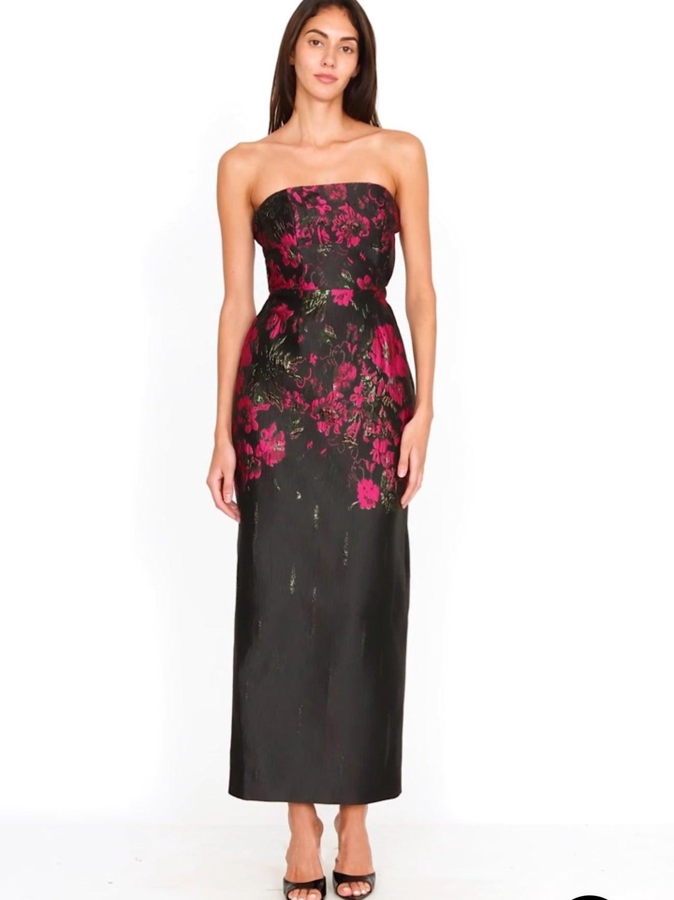 Orion Floral Jacquard Dress