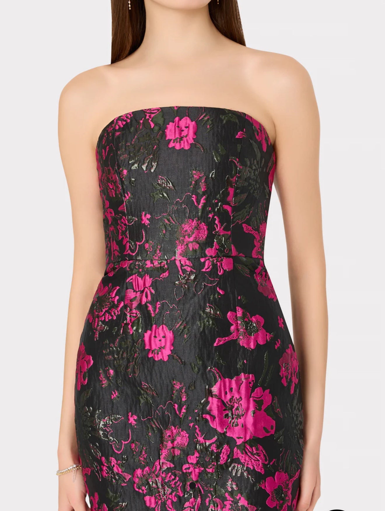 Orion Floral Jacquard Dress