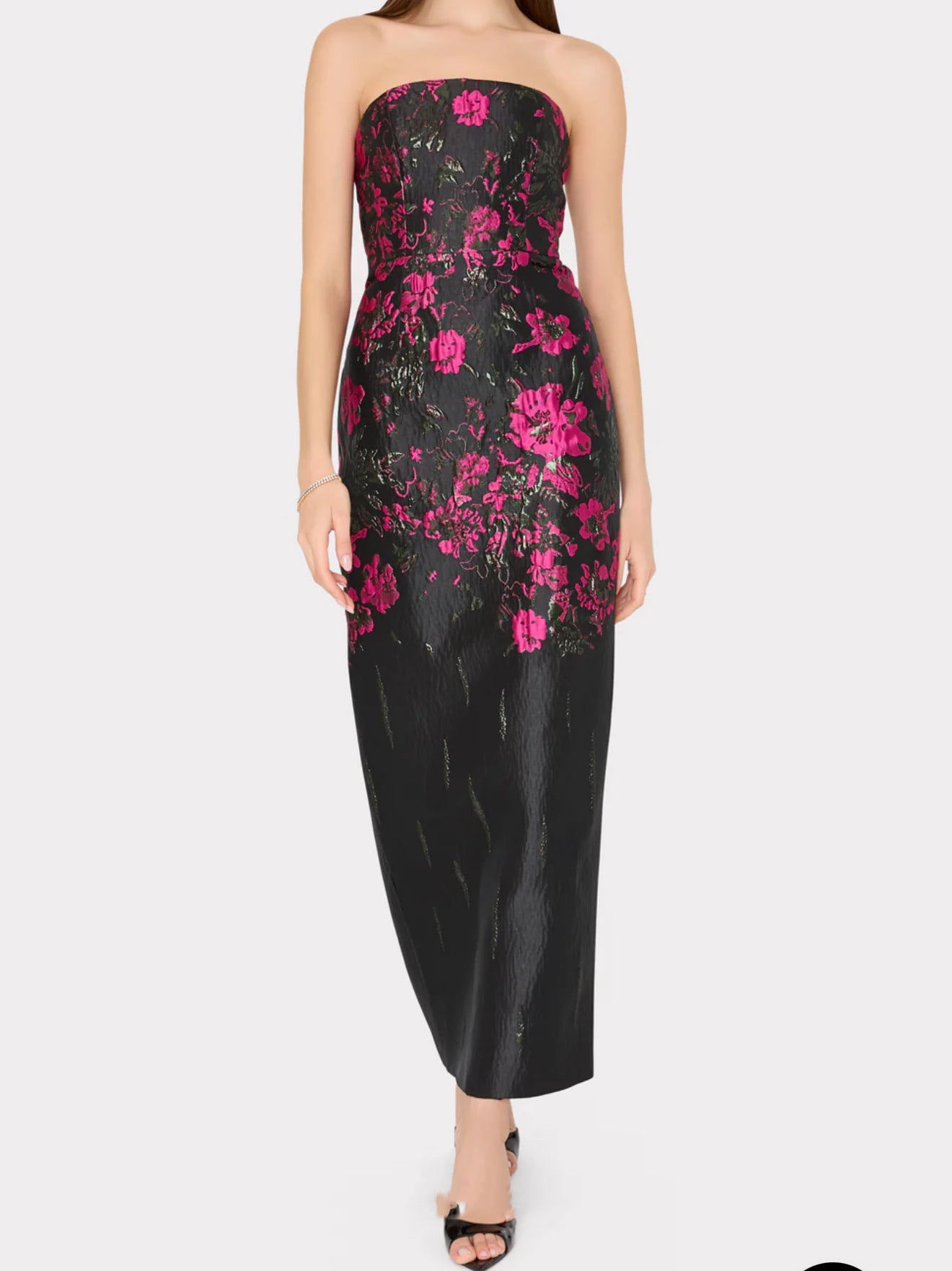 Orion Floral Jacquard Dress