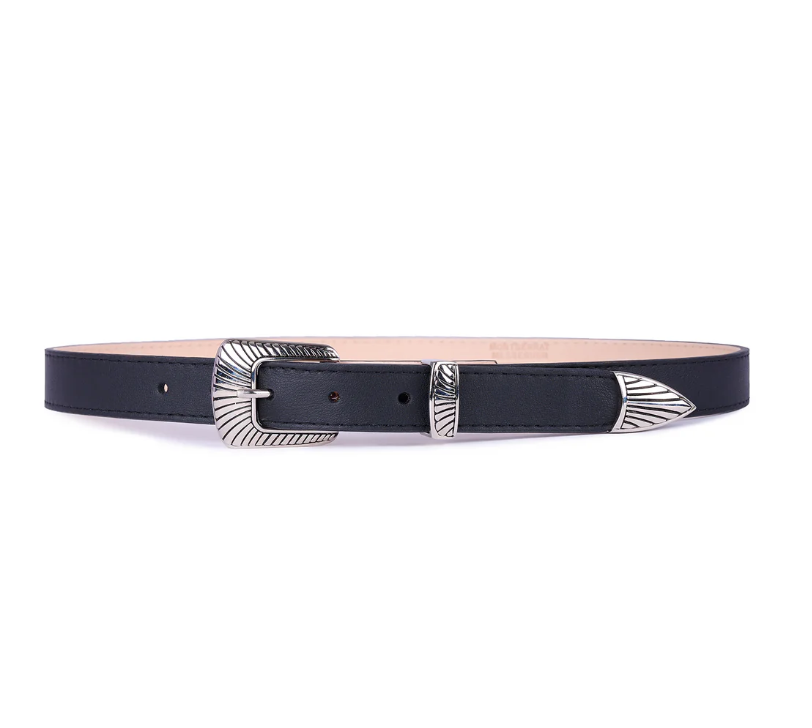 Western Belt Skinny - Snake