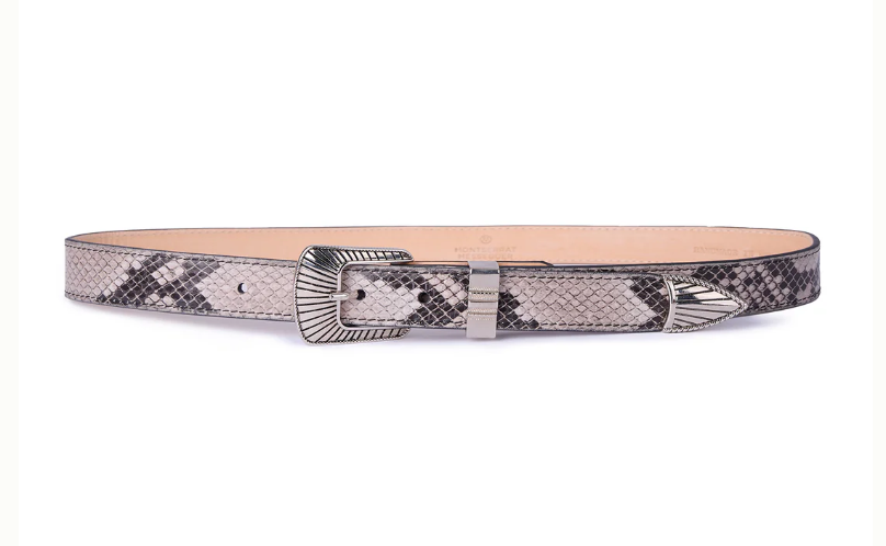 Western Belt Skinny - Snake