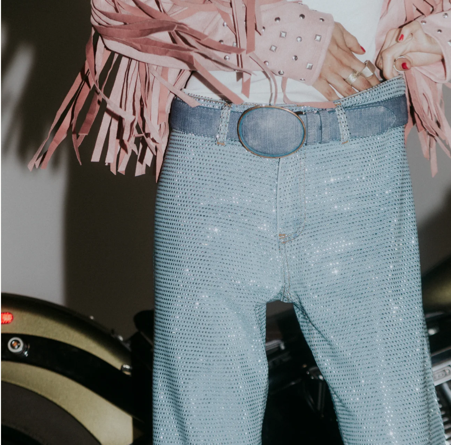 Old West Denim Belt