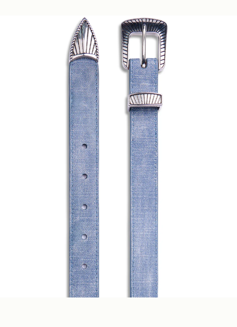 Skinny Western Denim Belt