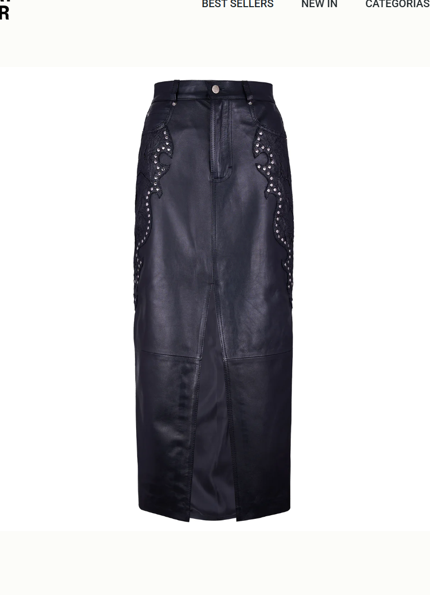 Forastera Stud Skirt