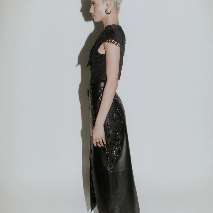 Forastera Stud Skirt