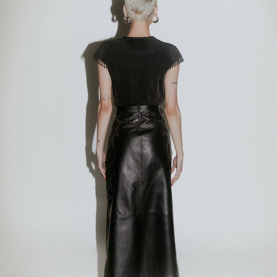 Forastera Stud Skirt