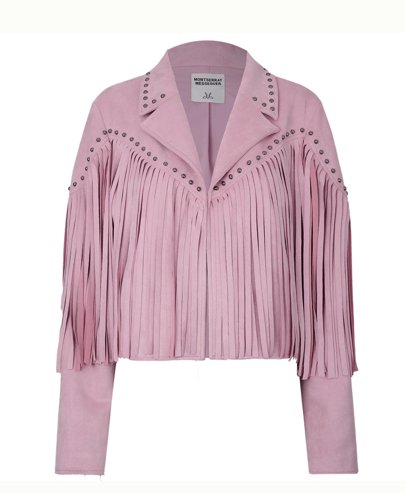 Selena Jacket in Dusty Pink