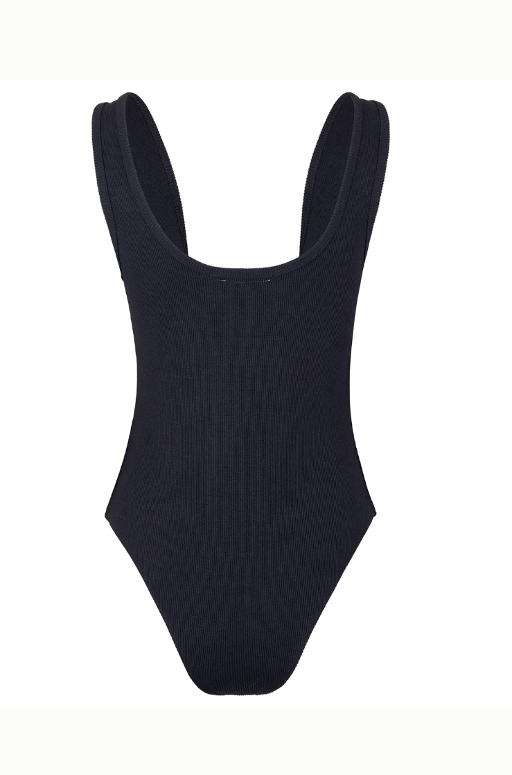 Western Black Buckle Bodysuit