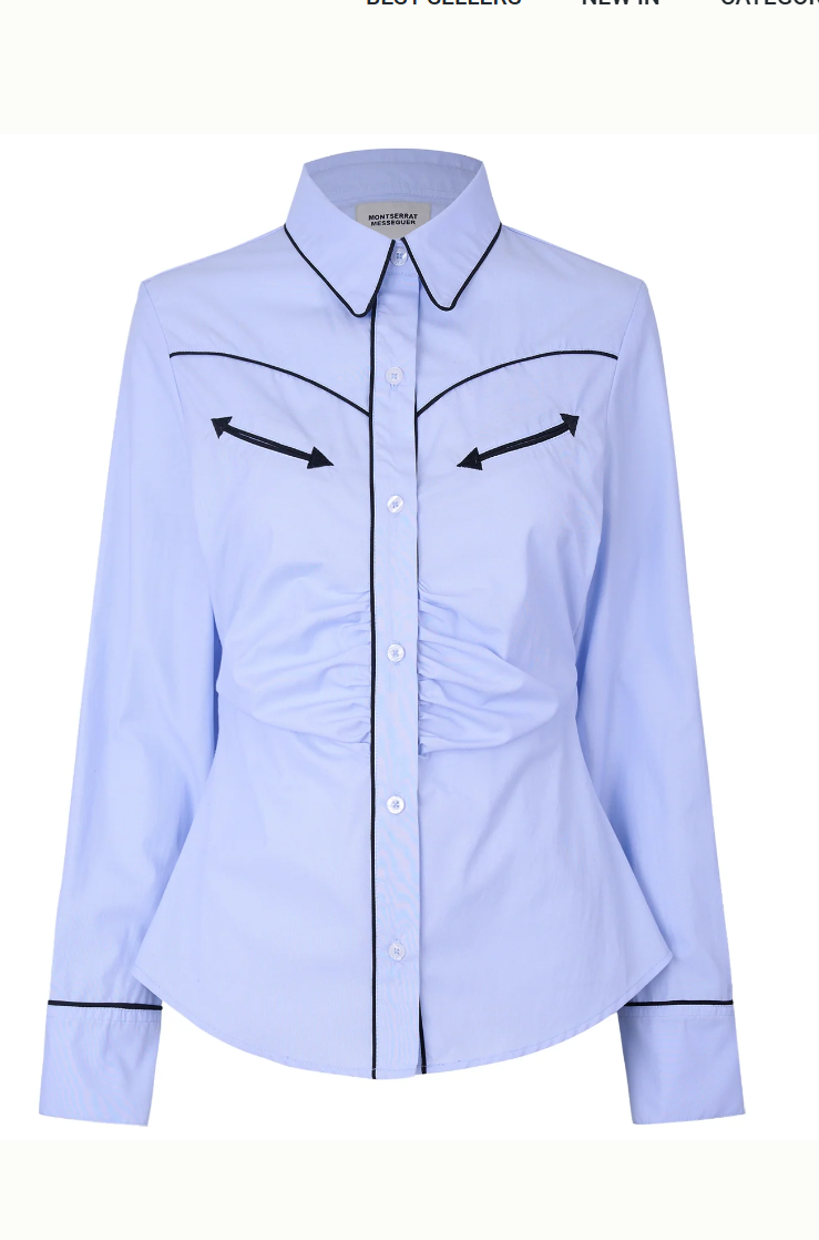 Blue Western Shirt