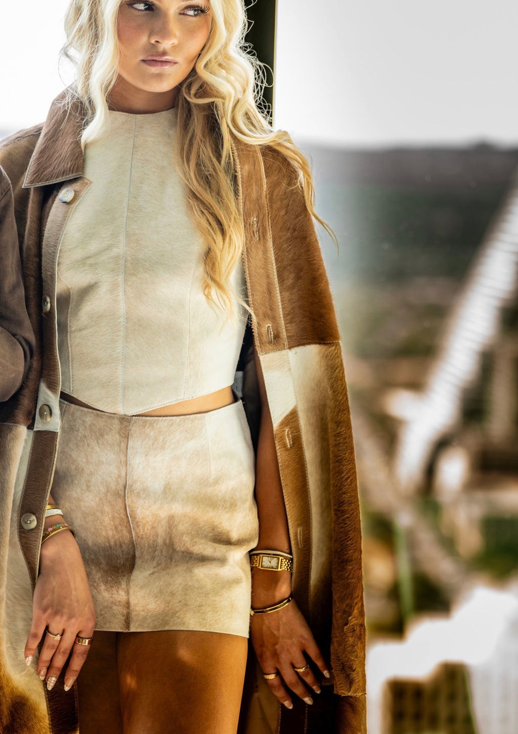 Cow Hide Top