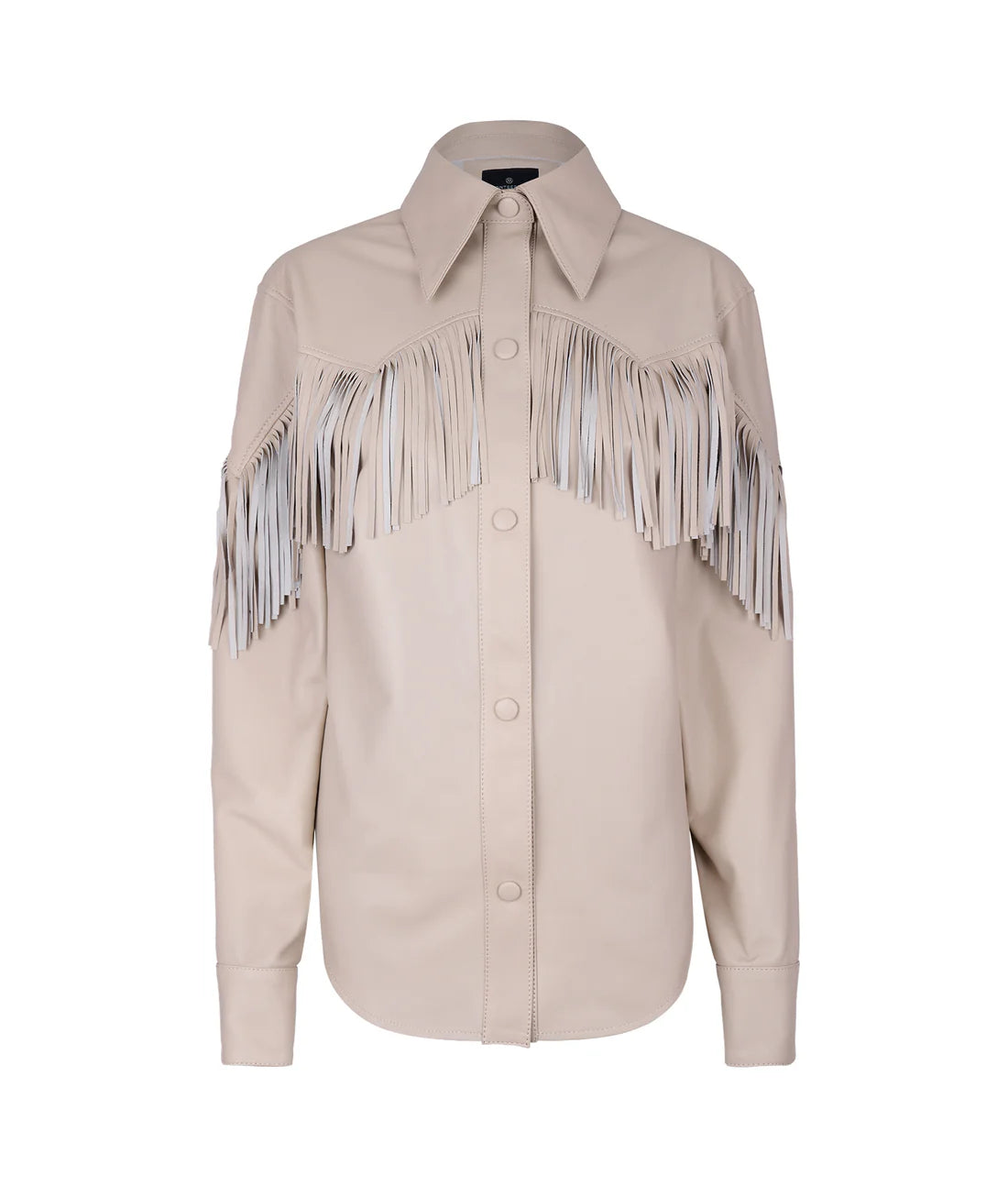 Bone fringed camisole