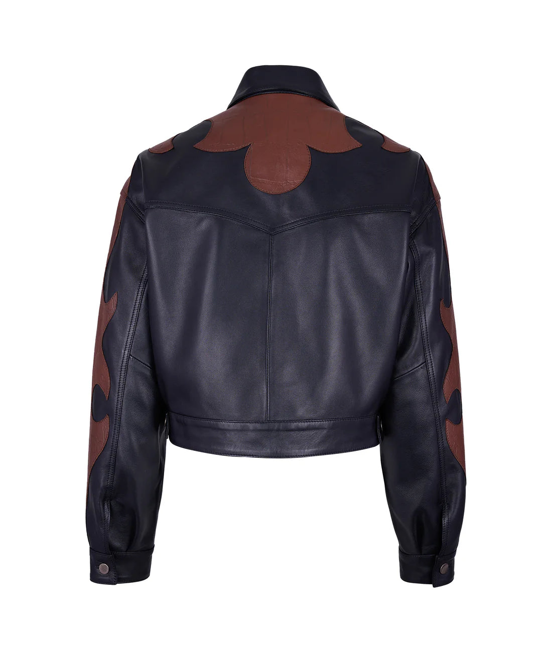 Forastera brown crocodile jacket