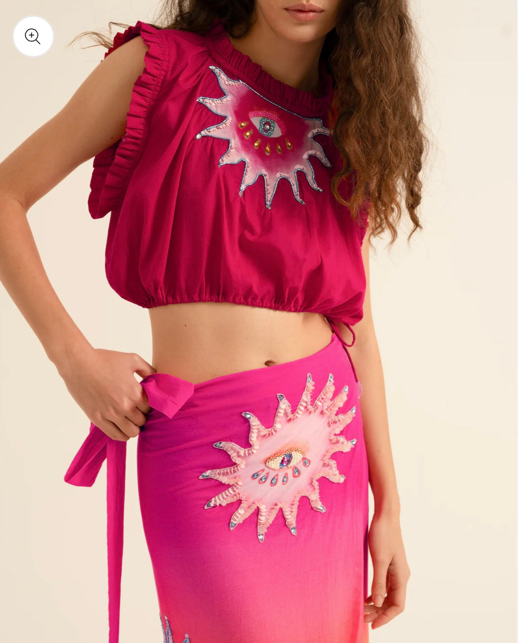 Celestial Pink Crop Top