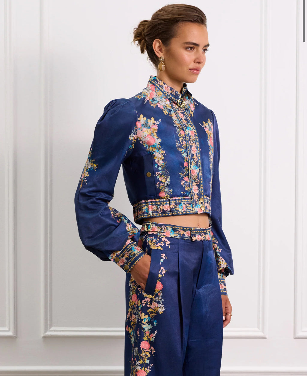 Verdant Scarlet Bomber Jacket