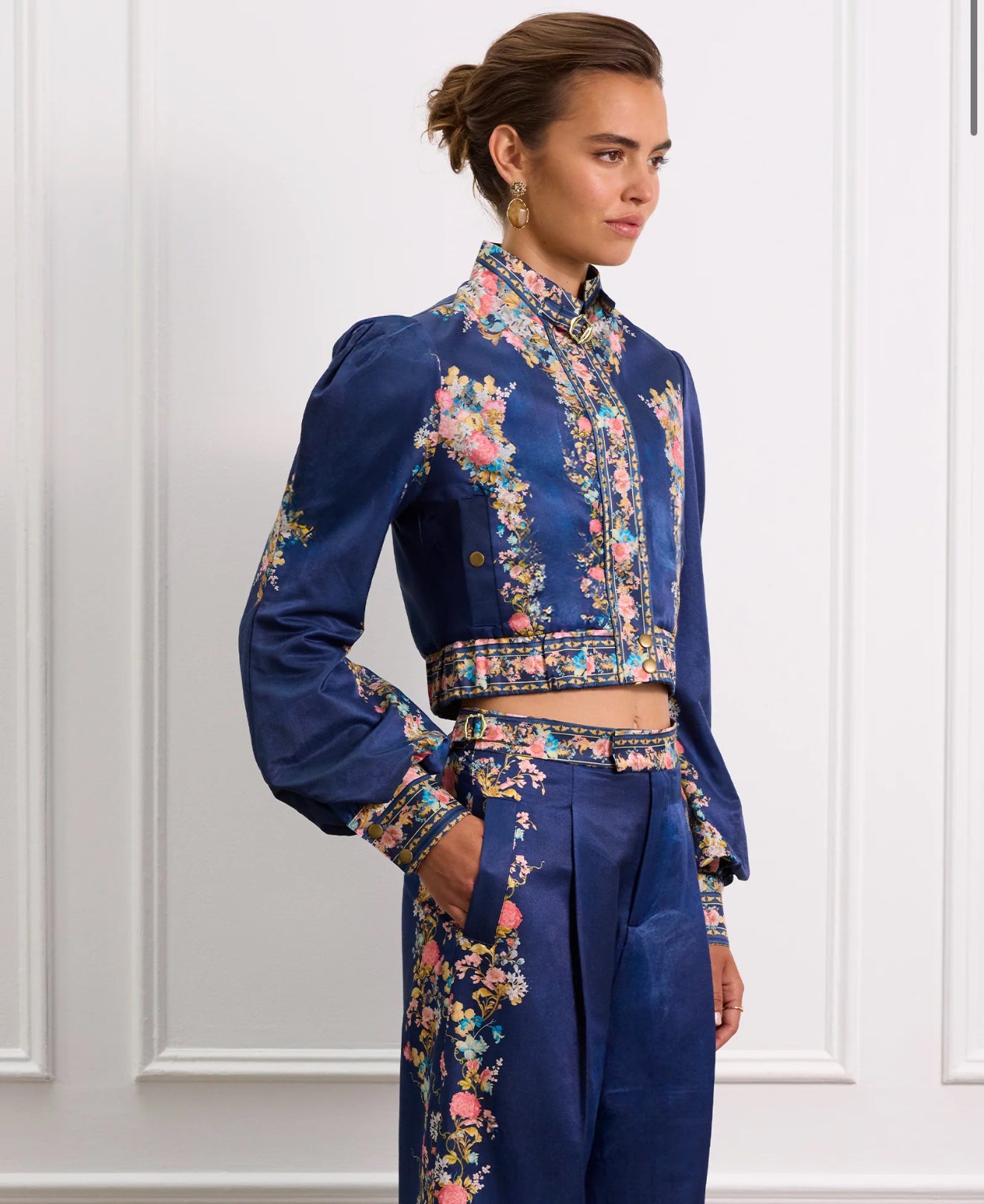 Verdant Scarlet Bomber Jacket