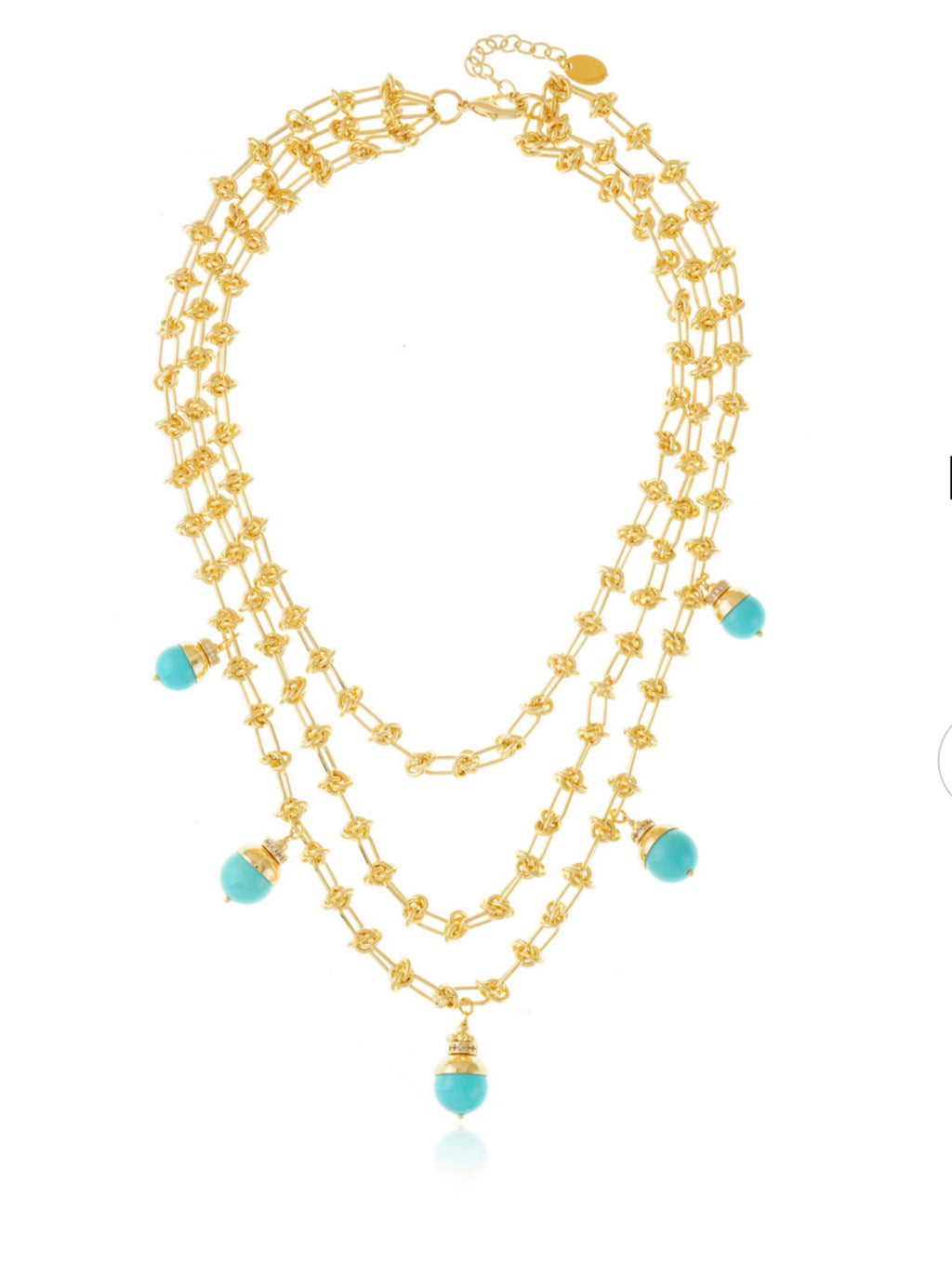 Intra Necklace Turquoise