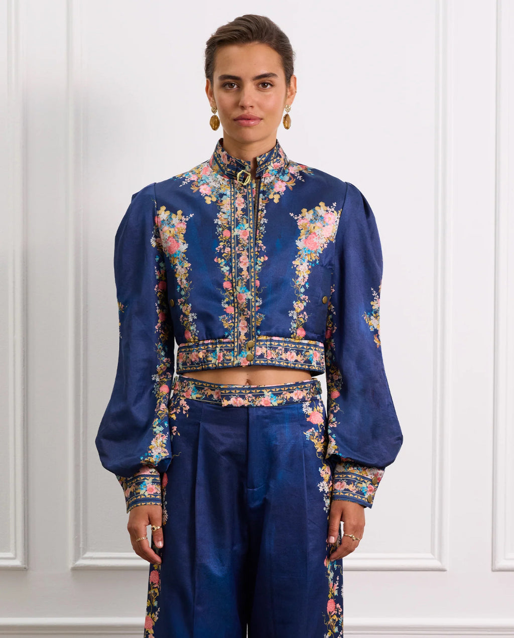 Verdant Scarlet Bomber Jacket