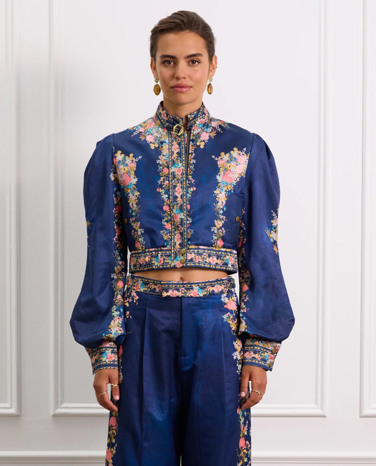 Verdant Scarlet Bomber Jacket