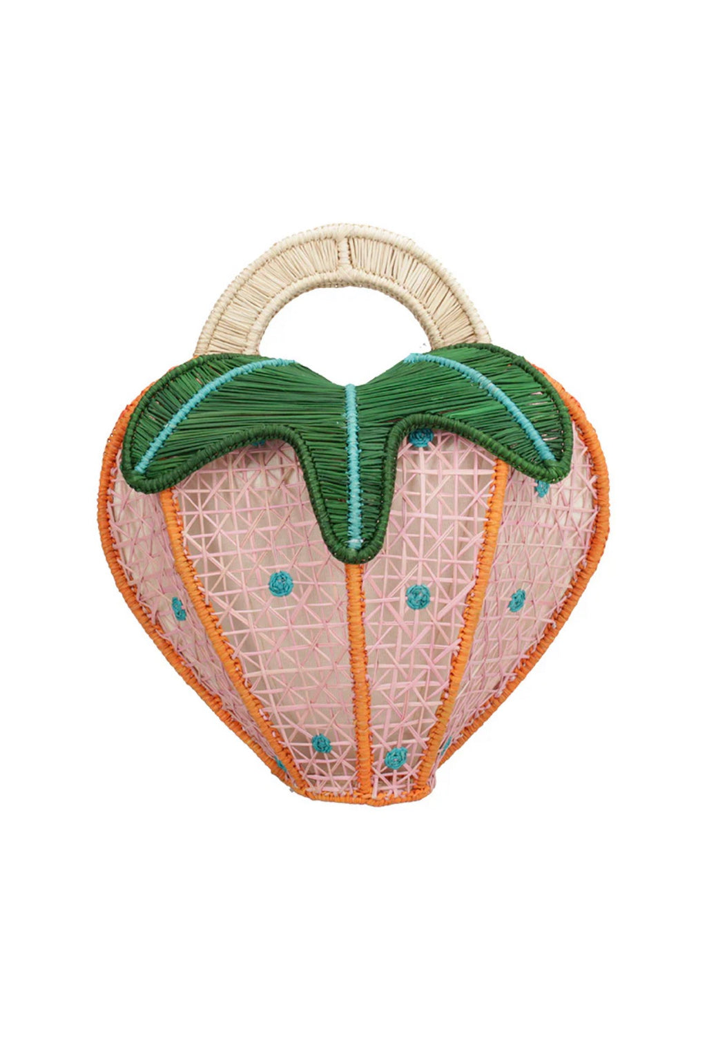 MERCEDES SALAZAR Juicy Handbag in Green Pink & Orange