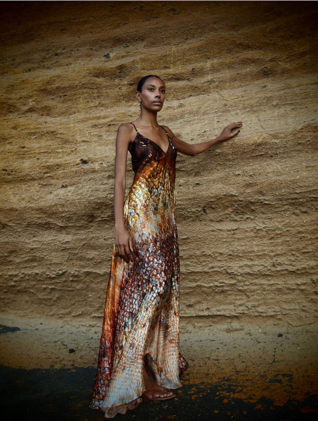 Xarraca Dress in Magma Siren