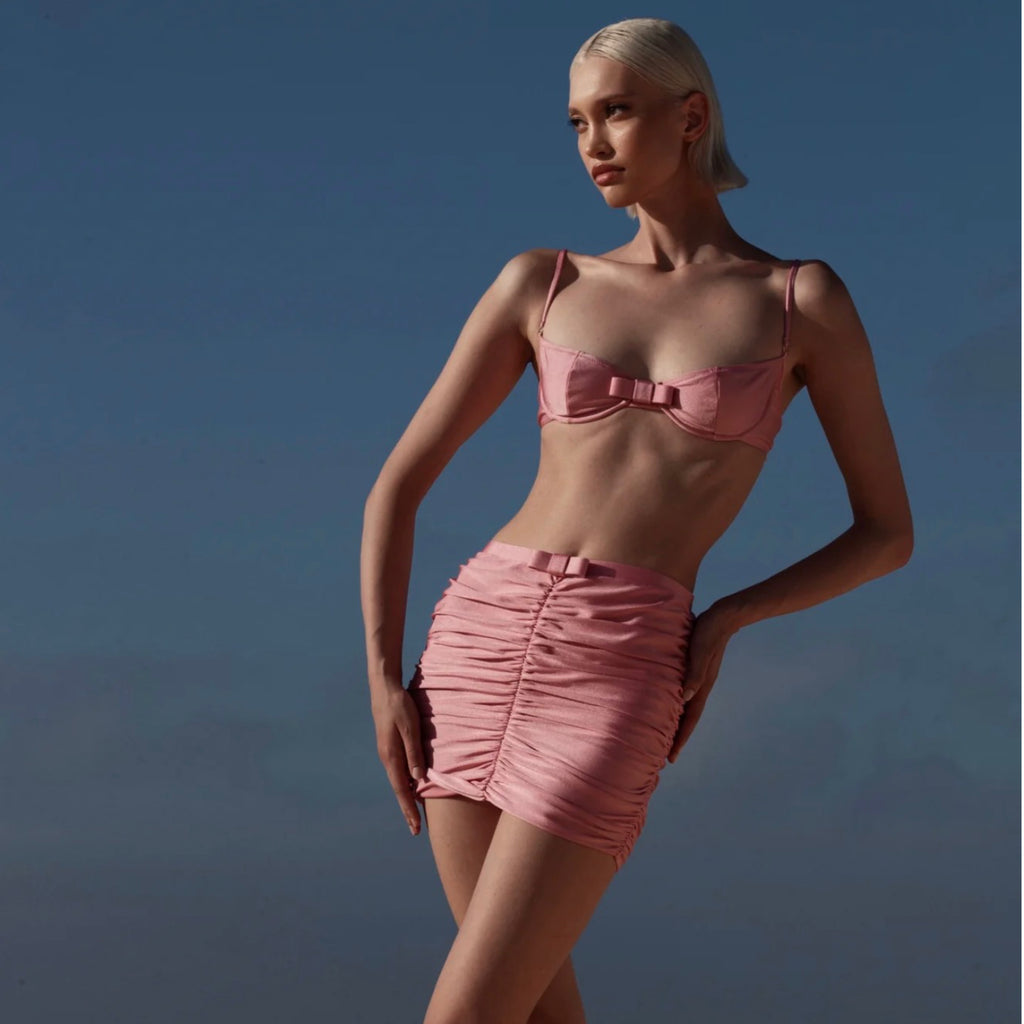 ISABEL BEACHWEAR PAREO DIAMOND PINK