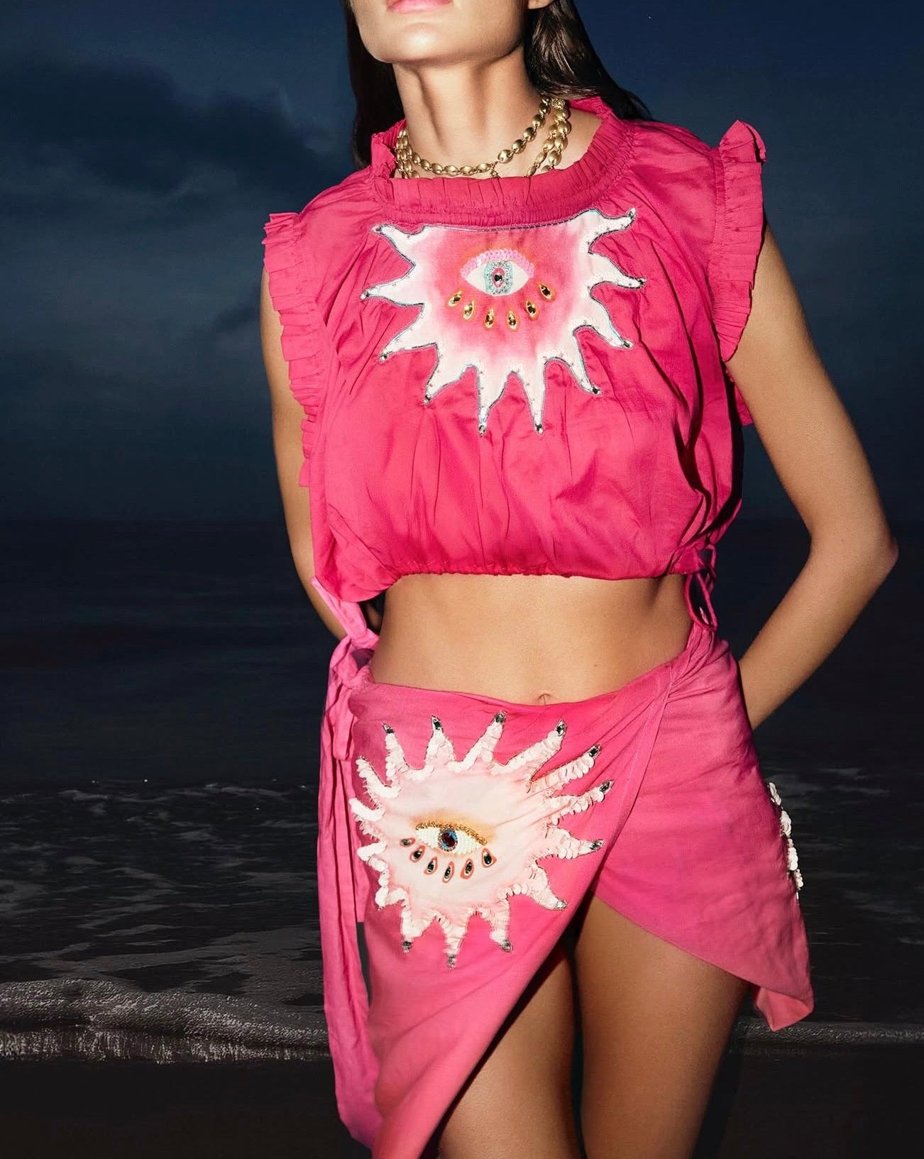 Celestial Pink Crop Top