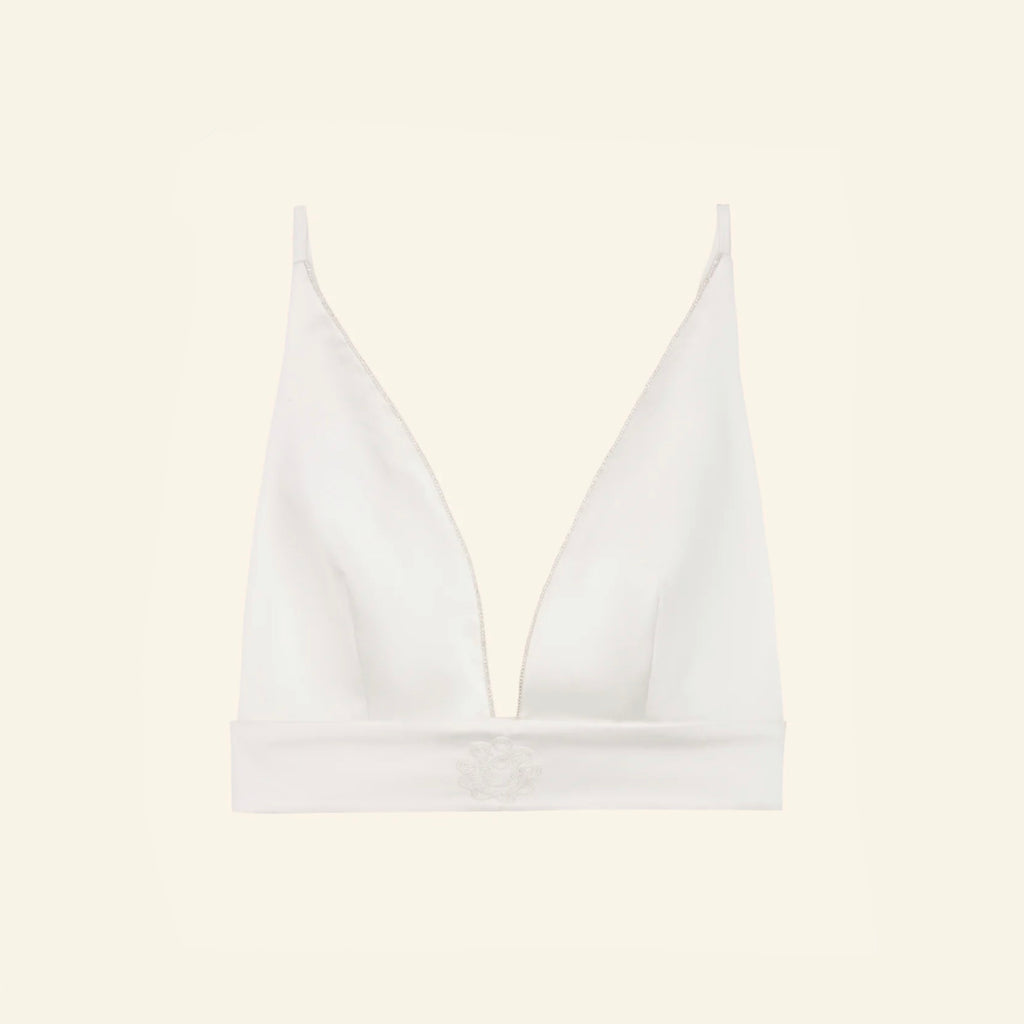 Mirage White Crop Top